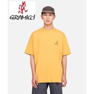 GRAMICCI ( グラミチ ) ONE POINT LOGO TEE | ワンポイントロゴTシャツ | Tシャツ | 半袖 | 夏服 | シンプル | ドライタッチ | 速乾 | プリントT | オシャレ | アウトドア | キャンプ | G4SU-T096 | ぐらみち