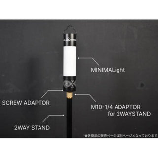 5050WORKSHOP ( フィフティフィフティワークショップ ) STAND SERIES PARTS M10-1/4 ADAPTOR for 2WAYSTAND オプション | オプションパーツ | アウトドア | キャンプ