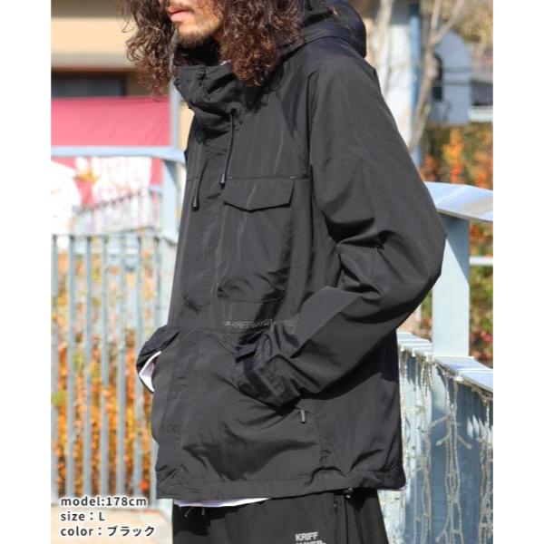 KRIFF MAYER ( クリフメイヤー ) 花粉ドロップフードジャケット | MENS | 2537805 | メンズ | ジャケット | 上着 | アウター | マウンテンパーカー | 撥水 | 防汚 | 春服 | アウトドア | キャンプ | ポリエステル | くりふめいやー