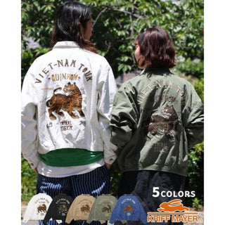 KRIFF MAYER ( クリフメイヤー ) スーベニアベトジャン | MENS | 2534001 | メンズ | ジャケット | アウター | ヴィンテージライク | アメカジ | くりふめいやー | オシャレ | お出かけ | カジュアル | オーバーサイズ | メンズ | レディース | ユニセックス