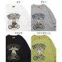 KRIFF MAYER ( クリフメイヤー ) クリフラビットロンT ( 自転車 ) 2517806 | シャツ | ウェア | Tシャツ | 長袖 | 秋服 | 冬服 | メンズ | レディース | ユニセックス | 綿 | プリントT | くりふめいやー | オシャレ