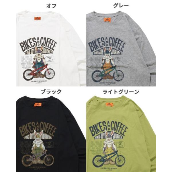 KRIFF MAYER ( クリフメイヤー ) クリフラビットロンT ( 自転車 ) 2517806 | シャツ | ウェア | Tシャツ | 長袖 | 秋服 | 冬服 | メンズ | レディース | ユニセックス | 綿 | プリントT | くりふめいやー | オシャレ