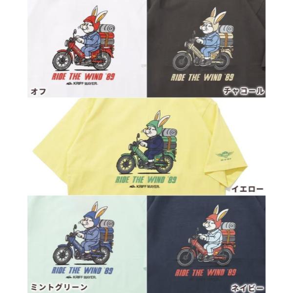 KRIFF MAYER ( クリフメイヤー ) クリフラビット半袖T | ツーリング | MENS | 2546301 | メンズ | 半袖 | Tシャツ | 半袖Tシャツ | アパレル | トップス | オシャレ | アウトドア | キャンプ | レジャー | 綿100％ | くりふめいやー