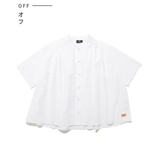 【 SALE 】 KRIFF MAYER ( クリフメイヤー ) ボックスギャザー半袖シャツ | LADYS | W2545115 | 半袖 | 体型カバー | 綿100% | シンプル | カジュアル | 大人カジュアル | お洒落 | お出かけ | くりふめいやー