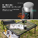 KZM OUTDOOR（ カズミ アウトドア ）アイアンメッシュ BBQ ローテーブル アウトドアテーブル 折りたたみ キャンプ アウトドア 机 軽量 バーベキュー キャンプ用品 (kzm-k20t3u006)