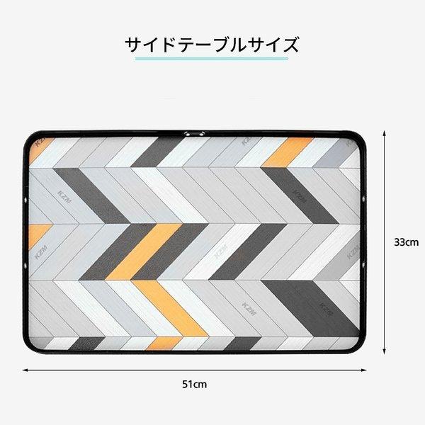 KZM OUTDOOR（ カズミ アウトドア ）アイアンメッシュ BBQ ローテーブル アウトドアテーブル 折りたたみ キャンプ アウトドア 机 軽量 バーベキュー キャンプ用品 (kzm-k20t3u006)