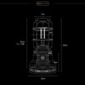 KZM OUTDOOR（ カズミ アウトドア ）ギルバートランタン キャンプ ランタン LEDランタン 調光 ランプシェード 照明 キャンプ アウトドア キャンプ用品 (kzm-k21t3o02)