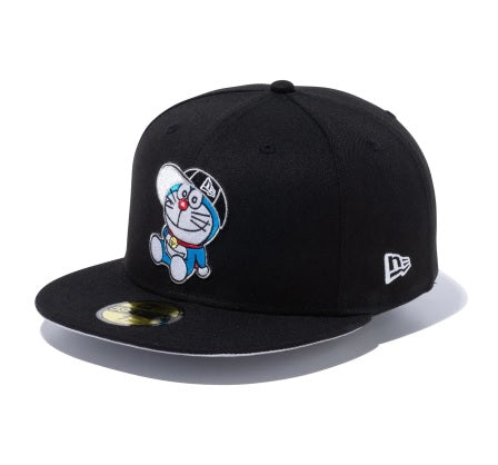 NEW ERA（ニューエラ）59FIFTY ドラえもん キャップ ブラック グレーアンダーバイザー 13546317