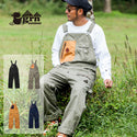 【 SALE 】 grn outdoor ( ジーアールエヌアウトドア ) HIASOBI CAMPER BIG BEN OVERALL【CAMEL】