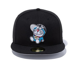 NEW ERA（ニューエラ）59FIFTY ドラえもん キャップ ブラック グレーアンダーバイザー 13546317