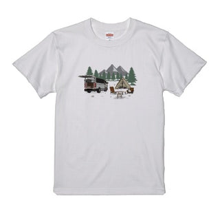 FIELD SEVEN × FIELDOG コラボ キャンプTシャツ カジュアルトップス ウエア ダブルステッチ ハイエース フレンチブルドッグ  　