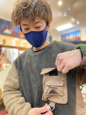 KRIFF MAYER×FIELD SEVENコラボ企画　HINOKOフリースクルーネック MULTI カジュアルトップス アメカジ アウトドアウエア ボアフリース 難燃
