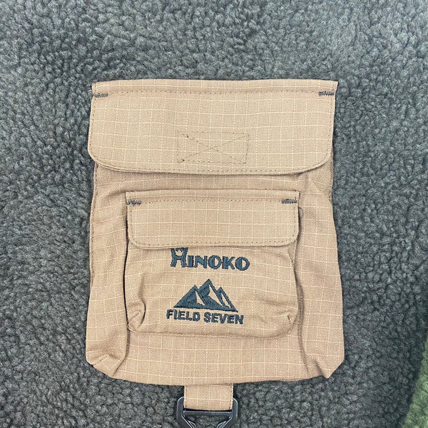 KRIFF MAYER×FIELD SEVENコラボ企画　HINOKOフリースクルーネック MULTI カジュアルトップス アメカジ アウトドアウエア ボアフリース 難燃