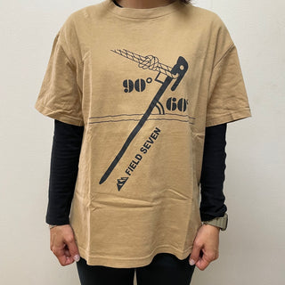 FIELD SEVEN(フィールドセブン) ぺぐT-shirt キャメル