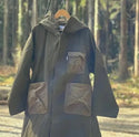 JRD（ジェーアールディ―）JRD&JARLD フード ポンチョコートHOODED FIRE PROOF PONCHO COAT