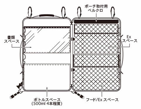 DULTON（ダルトン）EMERGENCY BAG BLACK　H21-0381BK